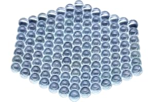 Ayuduots 1000PCS High Precision Glass Bead for Heating and Boiling Prevention Laboratory Solid Clear Glass Stones 4.5mm