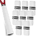COIDEA Tennis Racket Grip Tape, 8 Pack Precut Anti Slip Tennis Grip Tape, Super Absorbent Dry Feel Tennis Overgrip Tennis Racket Grips for Tennis, Pickleball