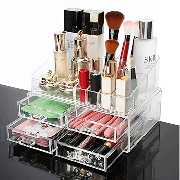 Amazon Com Hmm Acrylic Makeup Storage Organizer Jewelry And