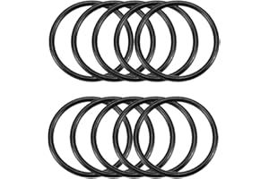 uxcell Nitrile Rubber O-Rings 72mm OD 62mm ID 5mm Width, Metric Sealing Gasket, Pack of 10