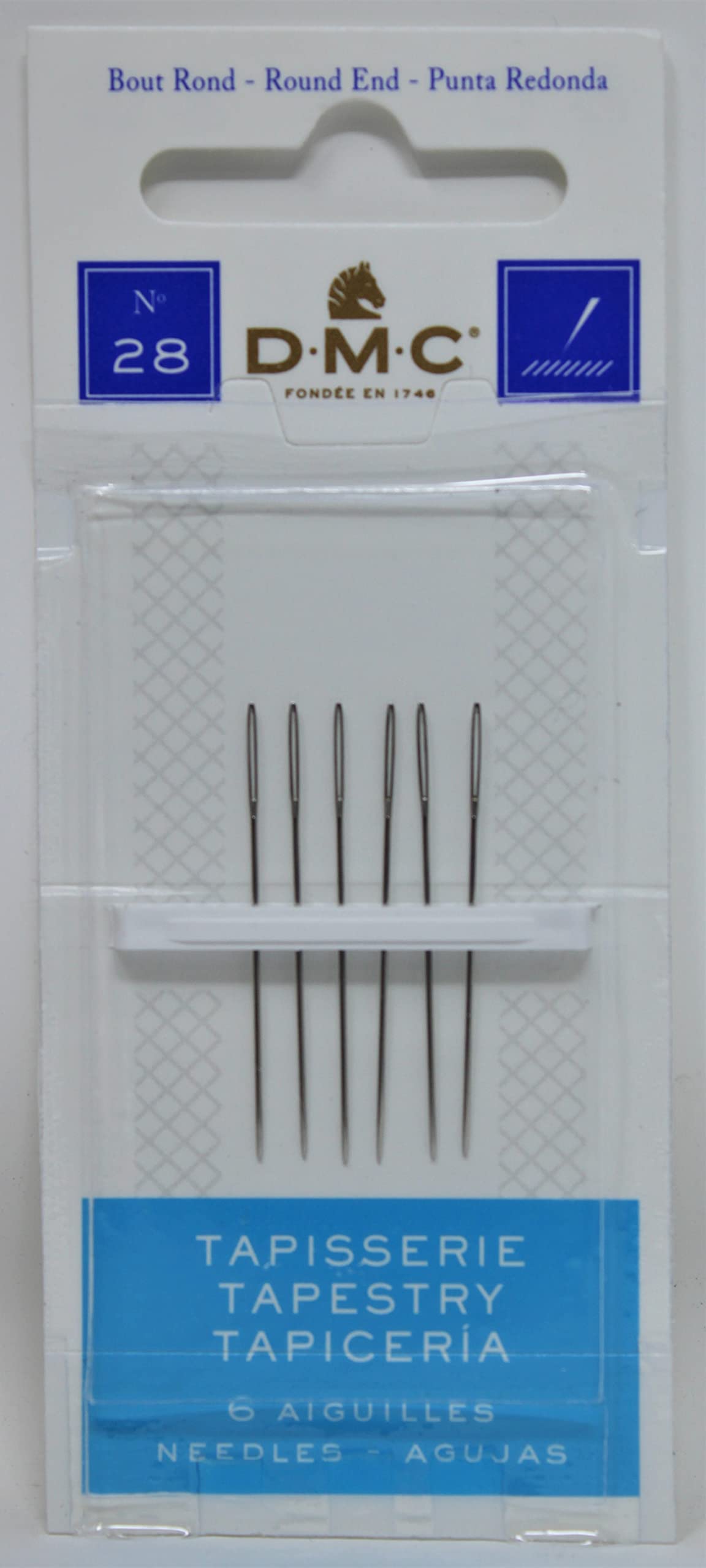 Bulk Buy: DMC Tapestry Hand Needles Size 28 5/Pkg 1767-28 (12-Pack)