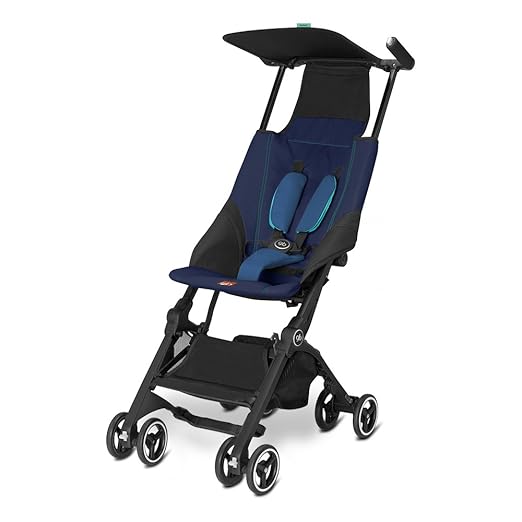 title=Cybex 616230004 GB POCKIT Sea Port Passeggino, Blu