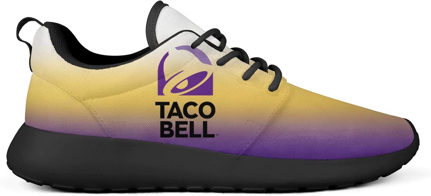 clong81866 TacoBellisMyBoyfriend Mens Running Sports Shoes Black