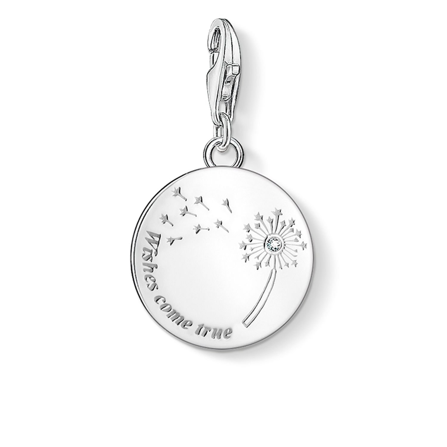 Thomas Sabo Charm pendant dandelion WISHES COME TRUE 925 Sterling Silver