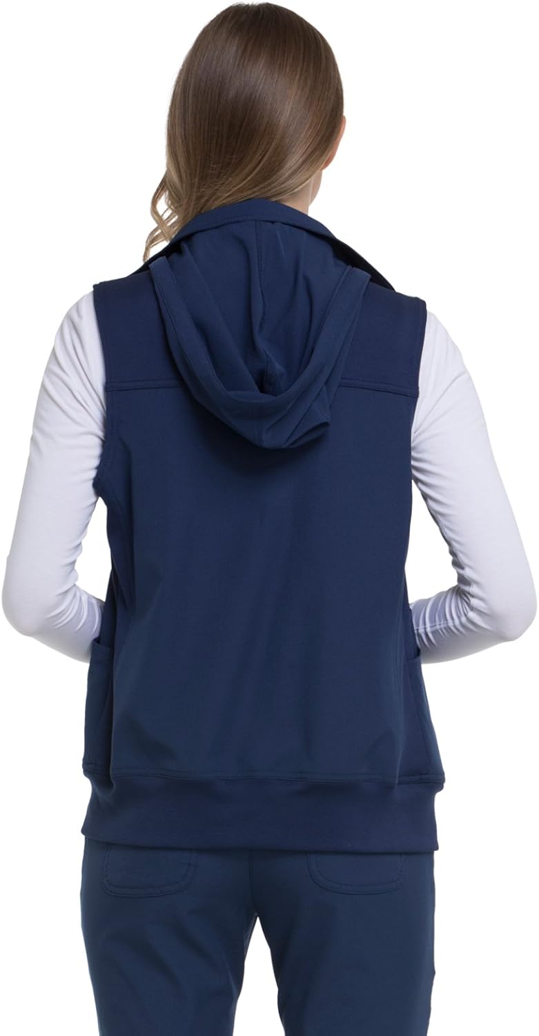 HeartSoul Break on Through HS500 Women's In-Vested Love Solid Scrub Vest: Clothing