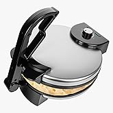 10inch Compact Roti Maker Machine, Electric Tortilla Maker with FREE Roti Warmer and Comfortable Handle, Electric Tortilla Pr