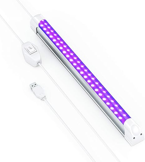 barra de luz negra led uv accesorio de luz negra para poster y fiesta lampara portatil de luz negra para poster uv ambiente divertido arte curado