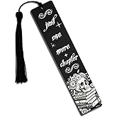 Horror Bookmark Fun Book Marks for Reading Women Funny Bookish Gifts for Women Readers Books Lovers Just One More Chapter Bookmark Book Club Gifts for Women Boo Basket Stuffers Halloween
