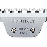 Geib Buttercut #30 Wide Blades for Dog Grooming (.0mm Cut Length) Stainless Steel Clipper Blade. Dog Grooming, Fits A5 Type Clippers (#30 Wide)