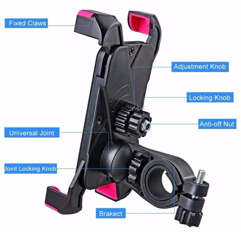 Electric Scooter & Bicycle Adjustable Phone Mount Holder iPhone