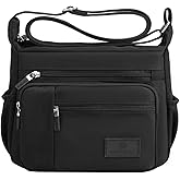 Wafybsre Crossbody Bag Purse for Women, Multiple Pockets Waterproof Shoulder Bag Travel Tote Handbag