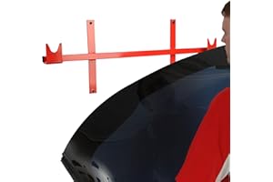 MID AMERICA MOTORWORKS Targa Top Wall Mount Red Finish | Corvette C5 1997–2004 Roof Storage Bracket