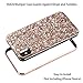 iPhone X Case,iPhone 10 Case,Wollony Luxury Slim iPhone X Bling Shiny Glitter Case with Soft Fiber Lining Cushion Hybrid Shock-Absorption Bumper & Anti-Scratch Back Cover for iPhone X 10 Champagne