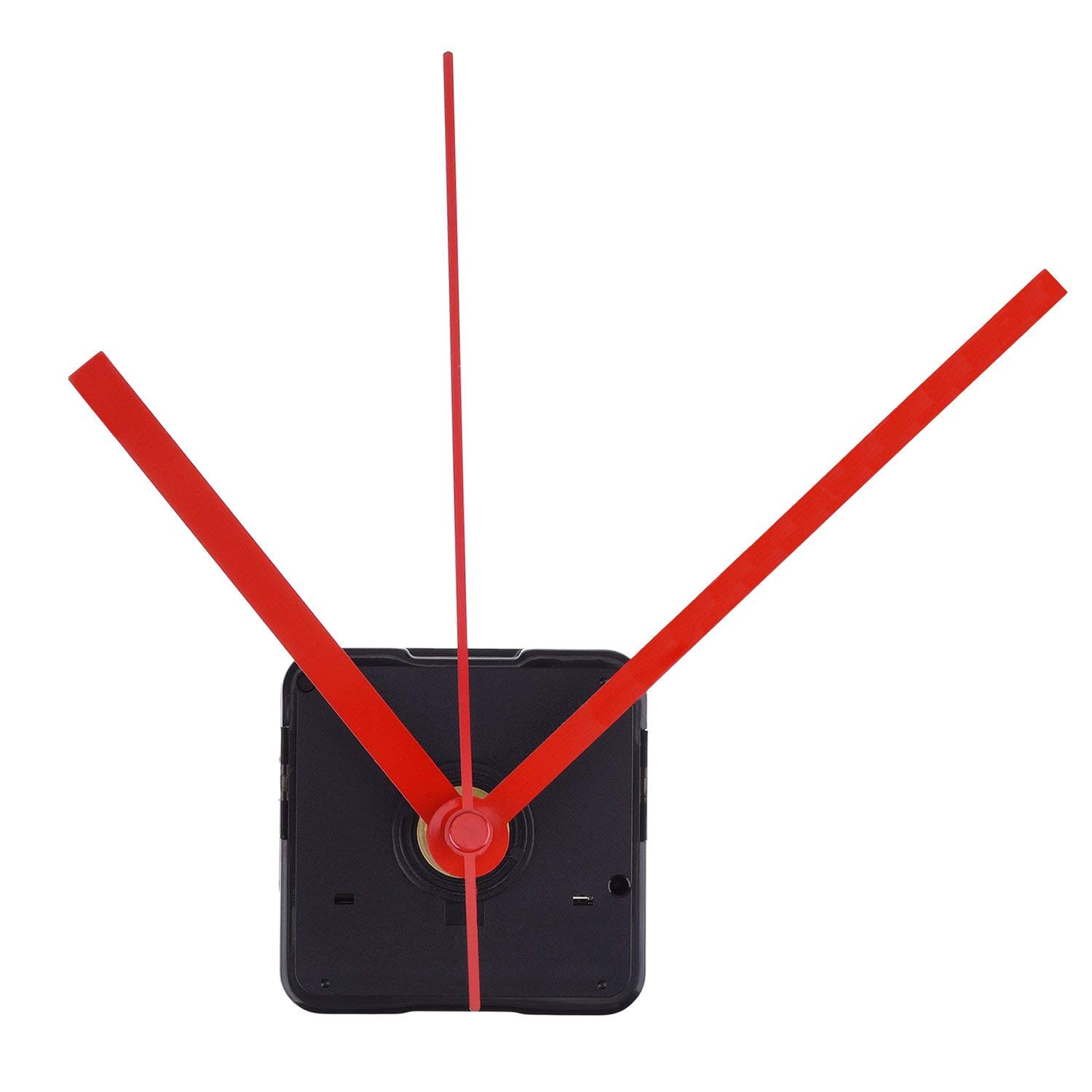 PMELCXD Silence Quartz Clock Movement, 11/25 Inch Maximum Dial Thickness, 4/5 Inch Total Shaft Length (Red)…