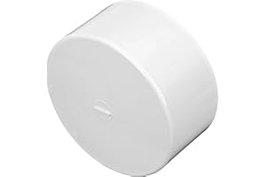 NDS 6P06 Drain Cap PVC Solvent Weld Fitting, 6-Inch, White