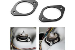 Bevinsee Rear Strut Tower Shock Mount Compatible with BMW E46 E30 E36 Z3 Z4 33526772864 Heavy Duty Reinforcement Plate Set E46 Accessories