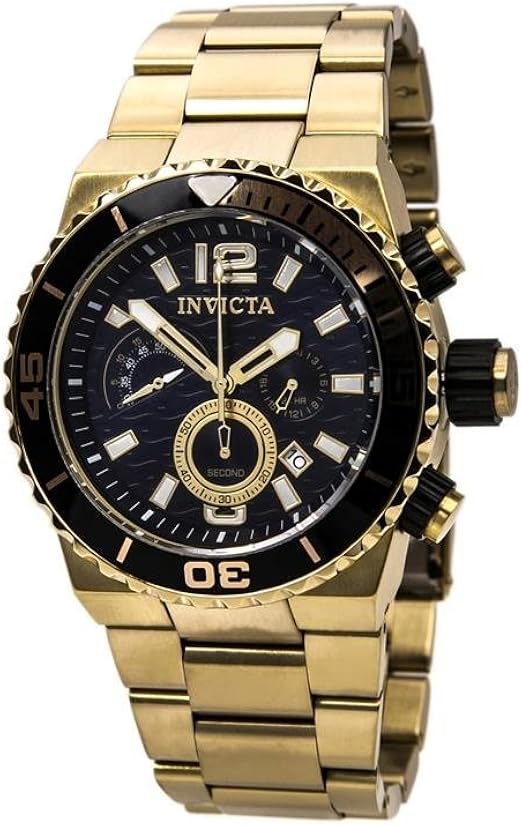 Havaland rmak Perde Kaptan Invicta 15145 Pro Diver Reloj Para Hombre 