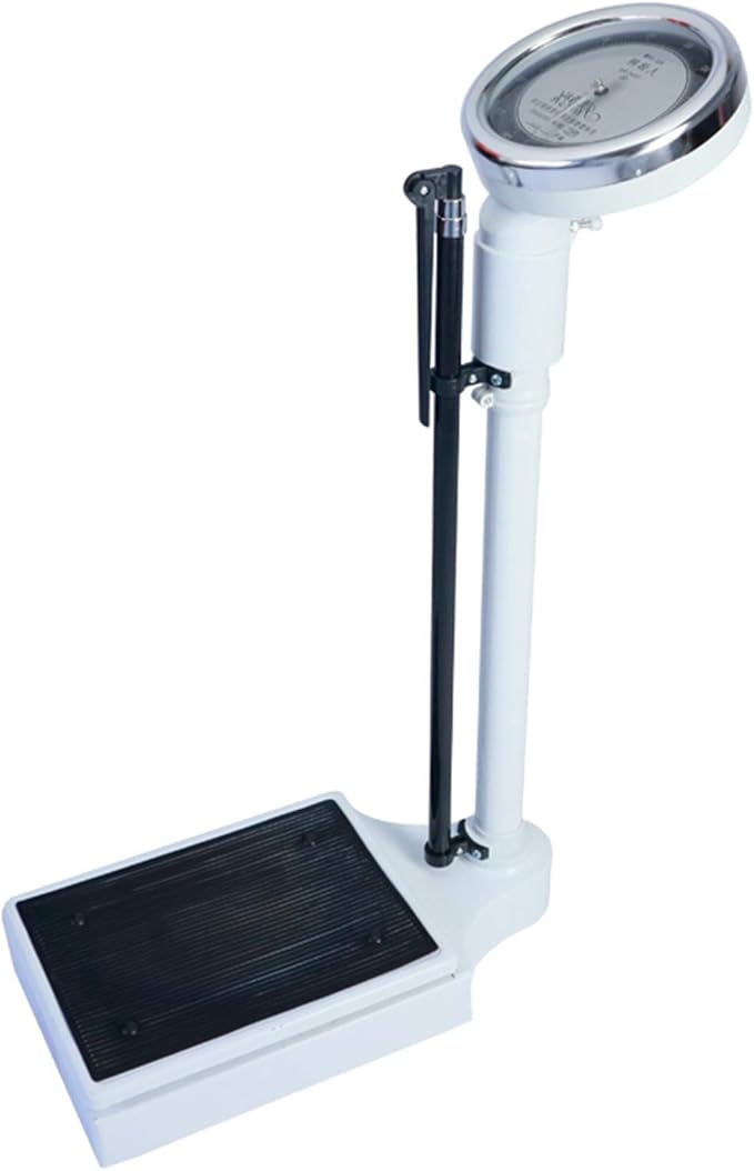 Waage, Körperwaage mechanisch, mit 190 cm höhenverstellbarer Stange