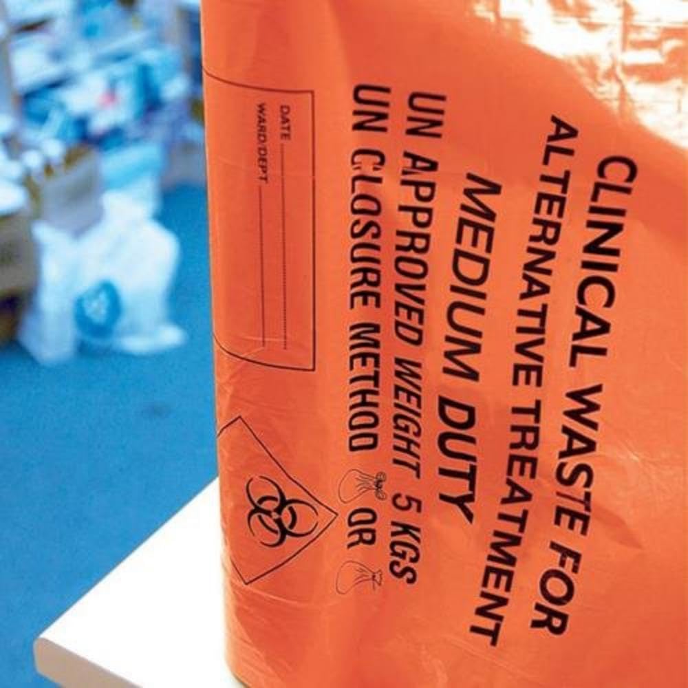 Clinical Waste Bags - Medium Duty 30 Litre/5 kg