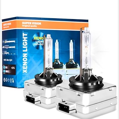D1s Xenon Headlight Bulbs 6000K White Pair 35W HID D1S Replacement