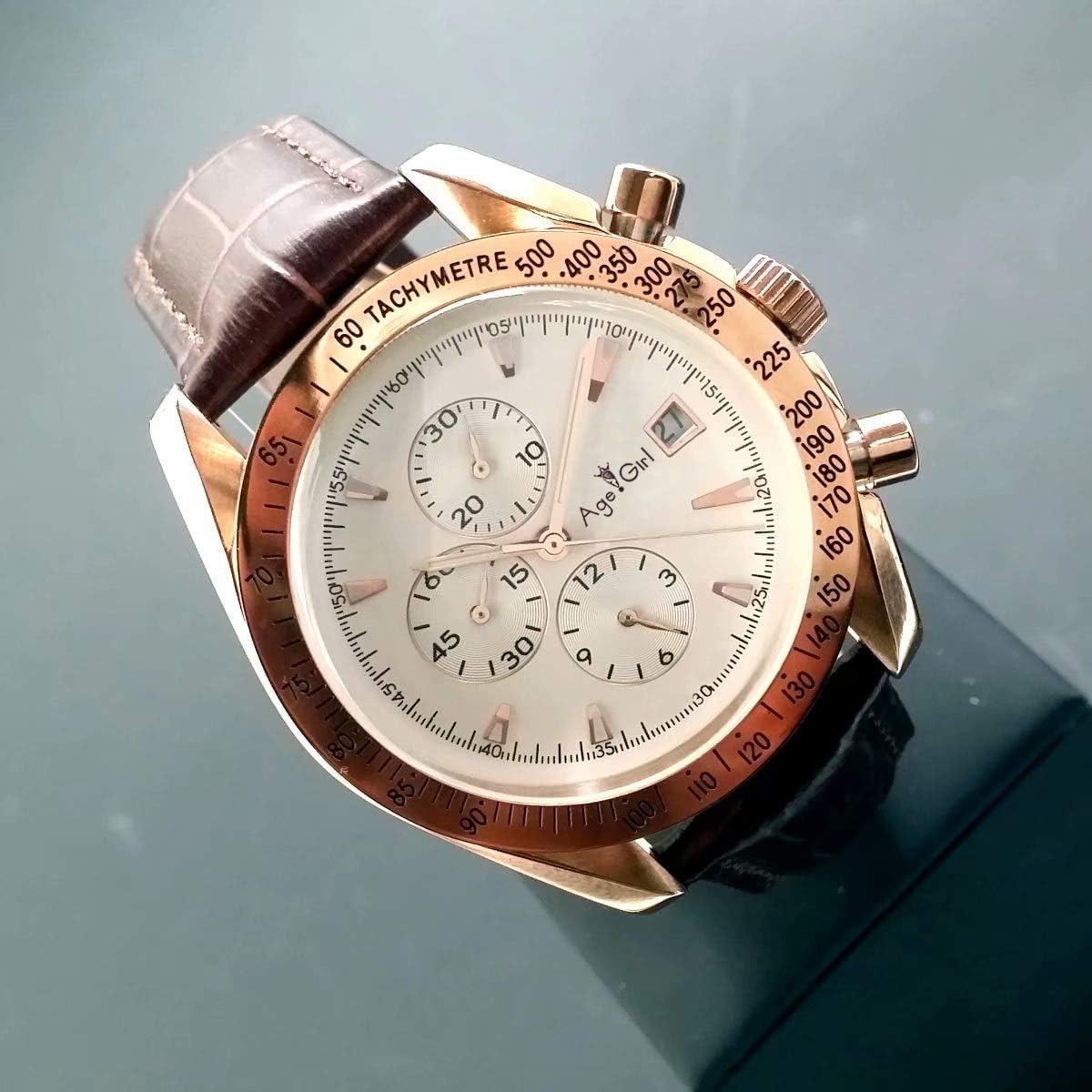 brand automatic Wrist Watches Automatic Mechanical Watches Luminous Ceramic Sapphire Black Triple Calendar Chronometer Business Waterproof Watch