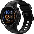 Spigen Rugged Armor Pro Designed for Samsung Galaxy Watch FE (2024), Galaxy Watch 5 40mm (2022), Galaxy Watch 4 40mm (2021) Band with Case Protector - Black