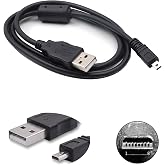 USB Cable Compatible with Olympus Camera Charger CB-USB7 FE-370 VR-340 | 3.3ft cable compatible with Olympus FE-20, FE-46, FE-370, VR-340, VR-370, VG-120, VG-140, VG-145, VH-210, SP-600UZ and SZ-15
