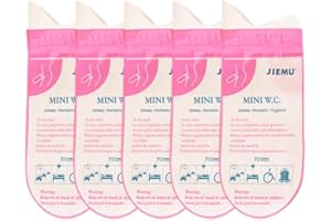 IKEVAN_PEE BAGS 700ml Unisex Emergency Urine Bags Pee Bags 5pcs/2pcs Mini W.C By IKevan (5pcs)