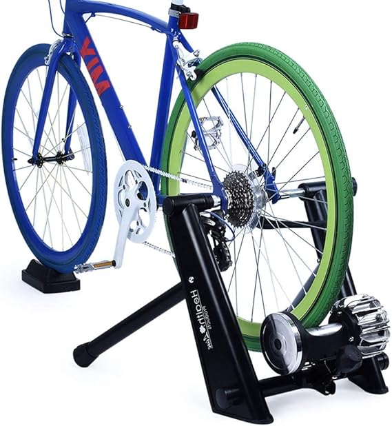 HEALTH LINE PRODUCT Indoor Fluid Bike Trainer, Stationary Exercise Trainer Stand, Fit 2629