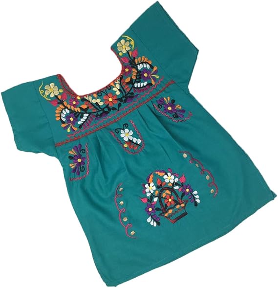Vestido Mexicano Para Nina Talla 2 Color Verde Jade Amazon Com Mx Ropa Zapatos Y Accesorios