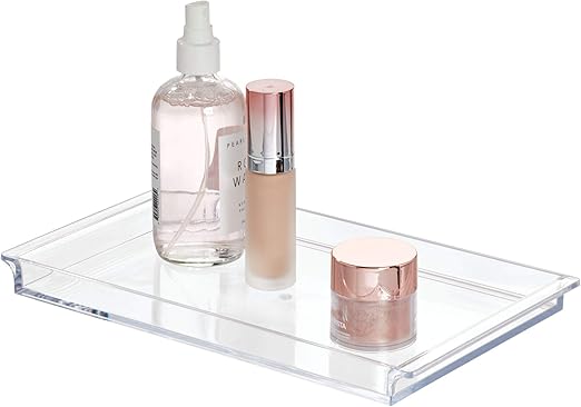 Idesign Clarity Vanity Tray Clear Amazon Co Uk Kitchen Home
