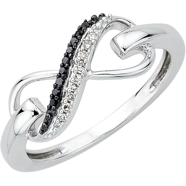 Dazzlingrock Collection Anillo De Promesa De Plata De Ley 925 Con