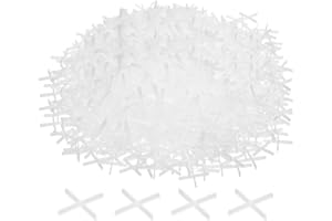 HARFINGTON 1000pcs Tile Spacers 1mm Hard Plastic Cross Tiles Leveler Spacer Installation Ceramic Spacing Clips for Wall Floor