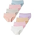 Domee Teen Girls Cotton Underwear Panties Briefs Pack of 8 Underpants