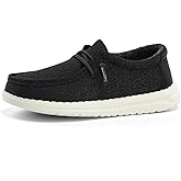Ozefiad Boys Girls Loafers Slip-On Boat Shoes Kids Lightweight & Comfortable Lace-Up Casual Walking Shoes(Toddler/Little Kids/Big Kids)