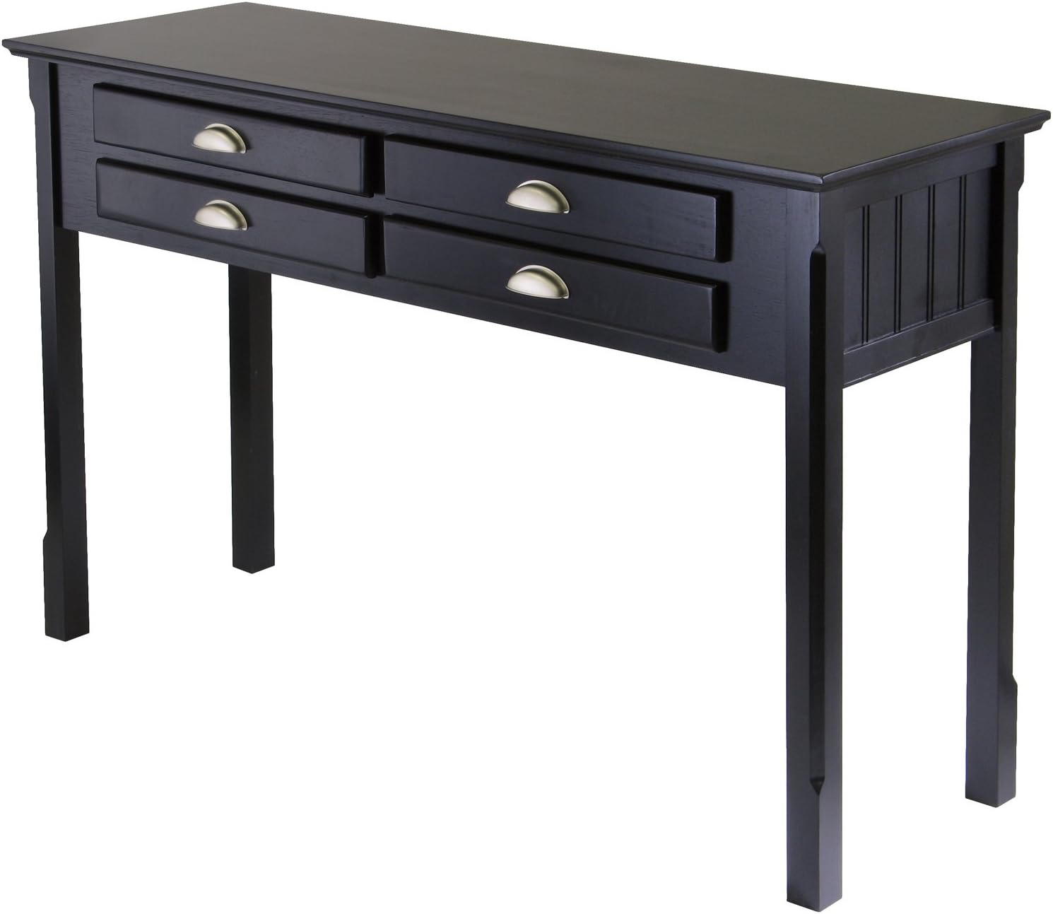 Best Winsome Timber Solid Wood Console/Sofa Table In Black