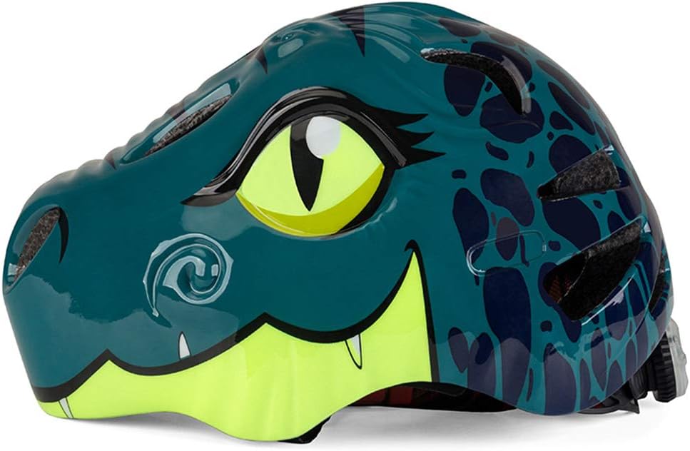 Velos Et Vehicules Pour Enfants Jeux De Plein Air Et Sports Skymarketing Ro Basku Casque De Velo De Securite Pour Enfants 48 52 Cm Casque De Cycle De Dinosaure De Dessin Anime 3d Avec