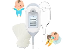 ONE-MI Rectal Thermometer for Babies, Fast and Accurate Digital Baby Thermometer for Newborns & Infants - Get Instant Temperature Readings with 10-Second Response Time - Perfect for Home Care Use