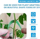 URAQT Green Garden Plant Ties Self-Adhesive Tape Hook & Loop 20M view 5