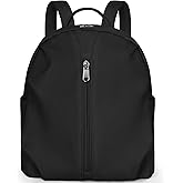 FREEAMG Mini Backpack for Women, Cute Light Weight Backpack, Ladies Purse Backpacks, Casual Daypack for Daily Travel, Black