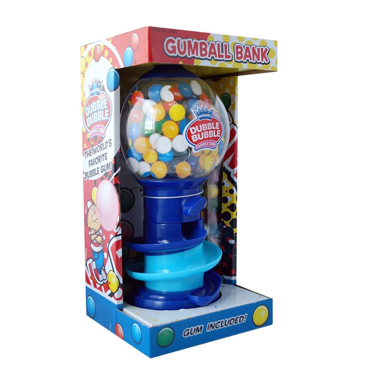 Dubble Bubble Spiral Bubble Gum Dispenser Chewing Gum 23 cm Plastic