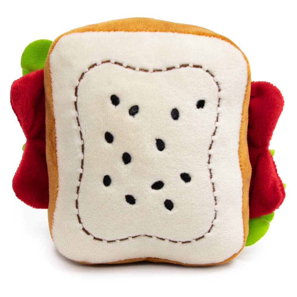 Buckle-Down Dog Toy Squeaky Plush - Scooby-Doo Sandwich