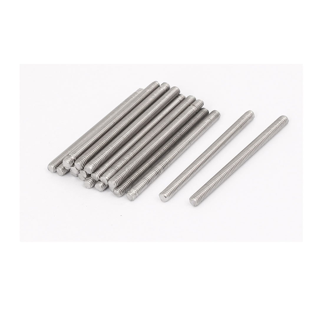 Sourcingmap M3 x 40mm 0.5mm Pitch 304 Stainless Steel Fully Threaded Rods Bar Studs 20 Pcs