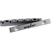 Guyker 42mm Guitar Roller Nut - Stainless Steel Height Adjustable Beads Double Layer Guitar Nut Split Regulation Replacement Parts Compatible with 6 String Les Paul LP Style Guitar