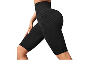 3D Compression AntiCellulite Shorts for Women High Waisted Butt Lifting Yoga Pants Workout Tummycontrol Shorts