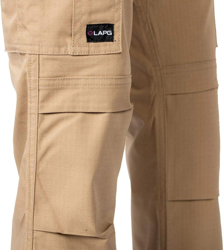 LA Police Gear Women's Mechanical Stretch Ops Tactical Cargo Pants: Clothing