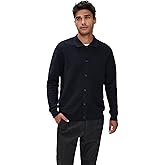 NN07 Men's Navi Cotton Full Button Sweater