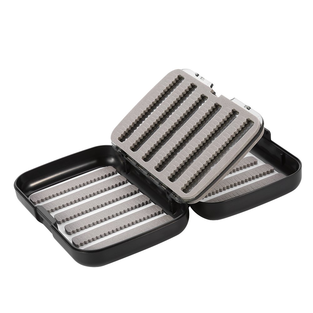 VGEBY1 Fly Fishing Box, Bait Lure Box Lure Hook Storage Case Foam Insert Flies Organizer (#2)