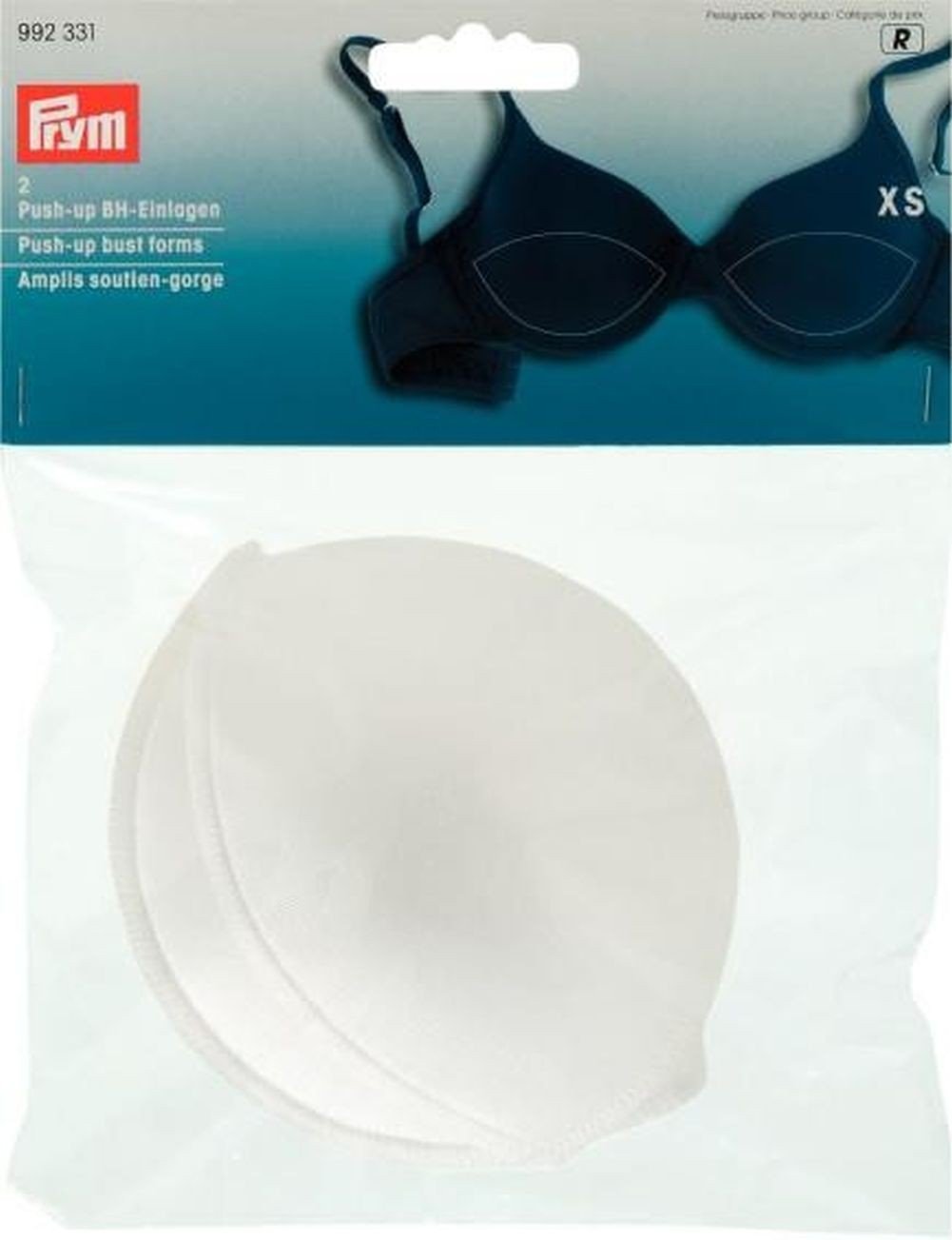 Prym 992325 - Push-up Bust Forms Size M-L White