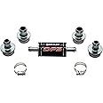 Dynamic Power Steering - Premium Universal Power Steering Filter, Dual Filtration System, High Capacity Stainless Steel, ⅜”, ½”, ⅝”, Black